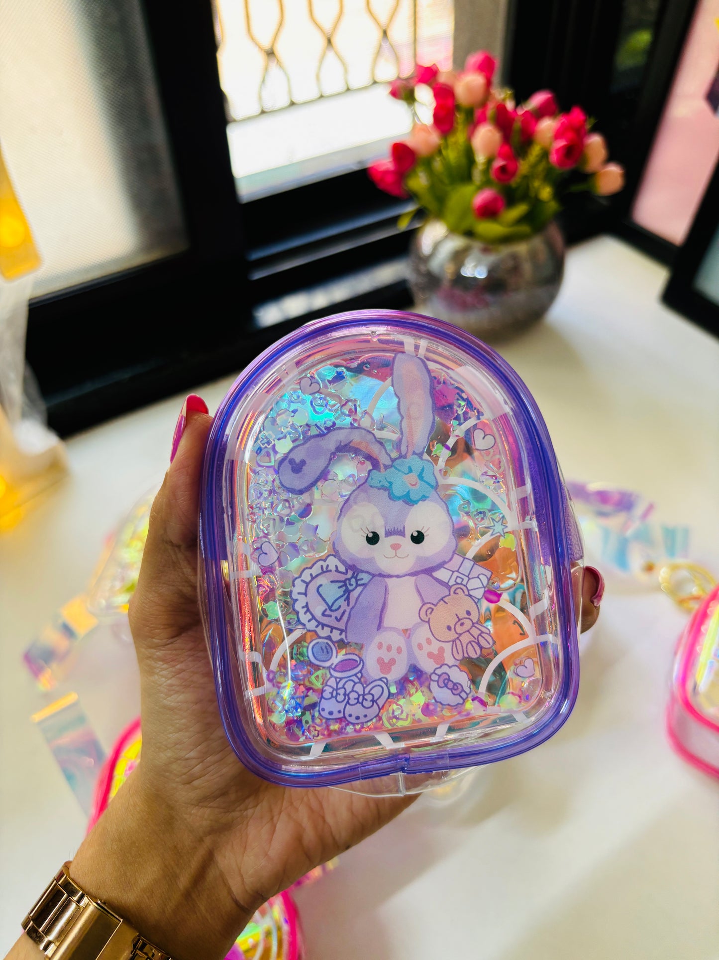 Holographic Keychain Pouches 🌸