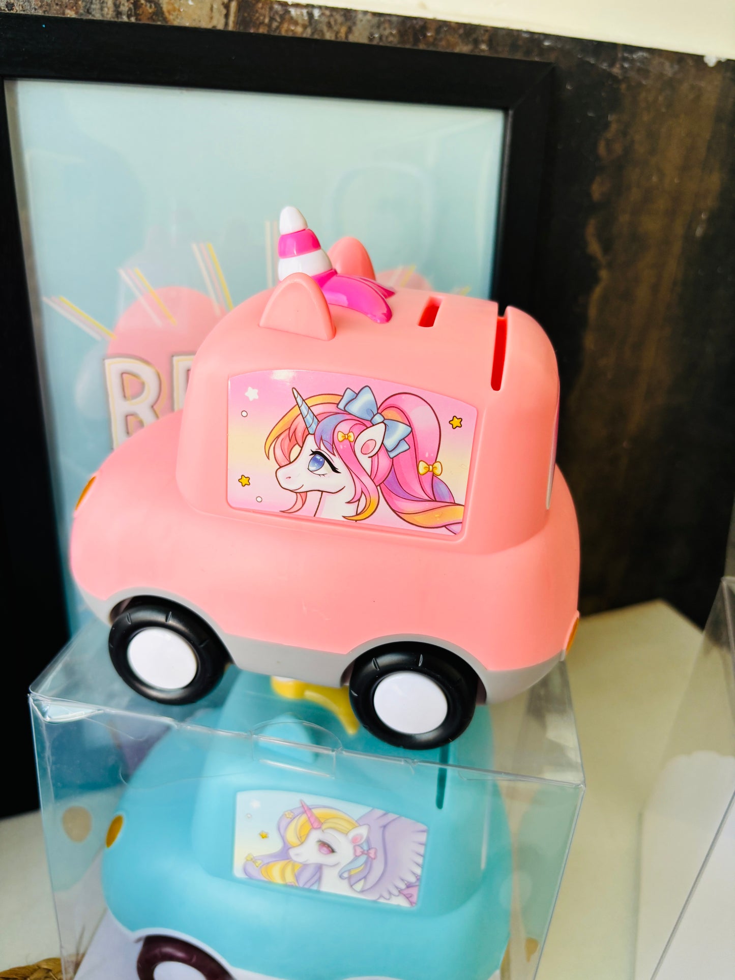 Unicorn Car Piggy Banks π