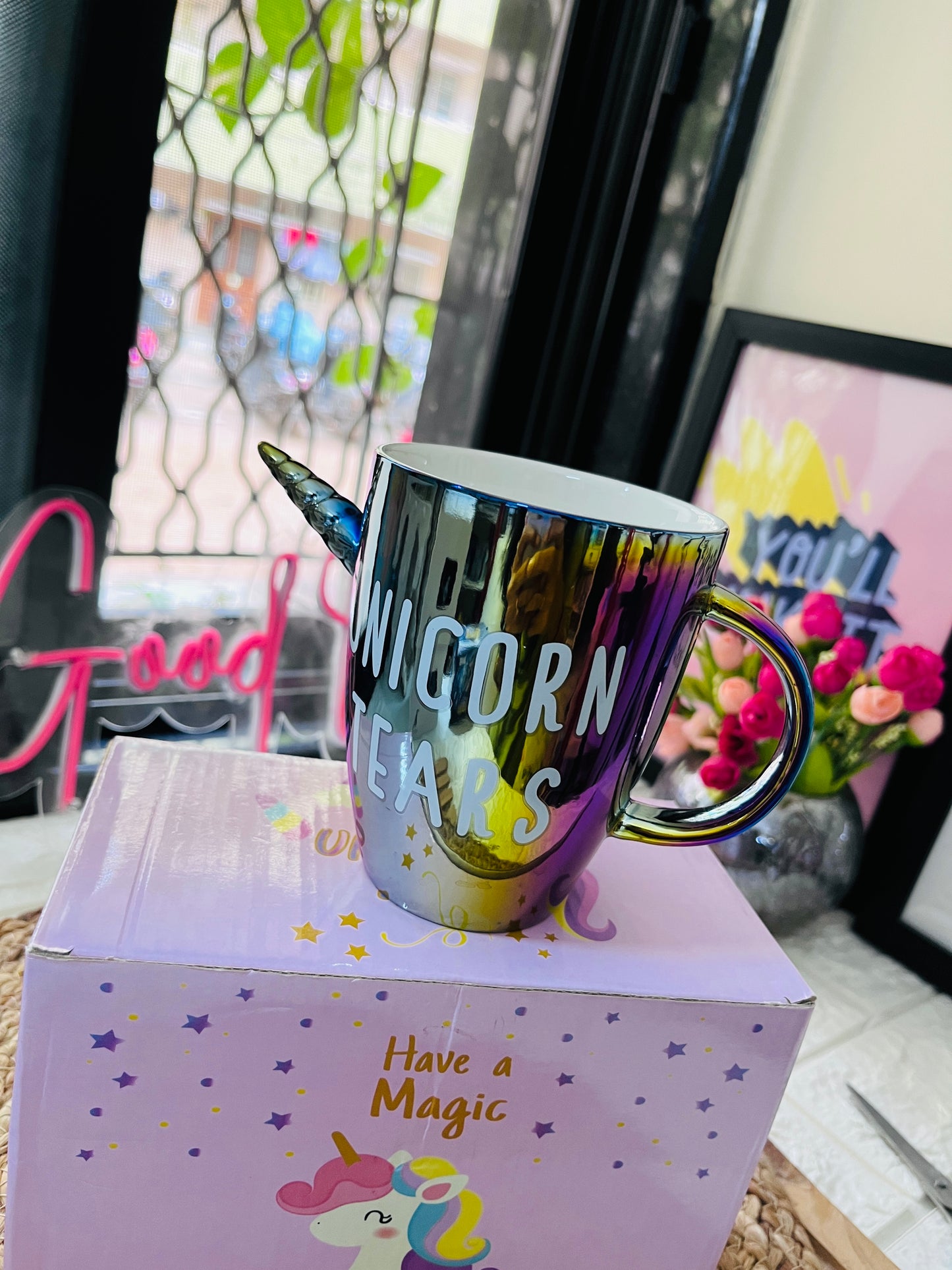 Unicorn Holographic Mug