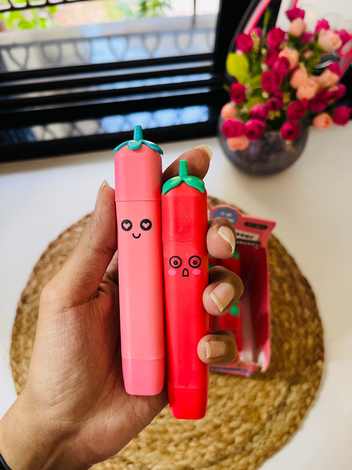 Strawberry Erasers