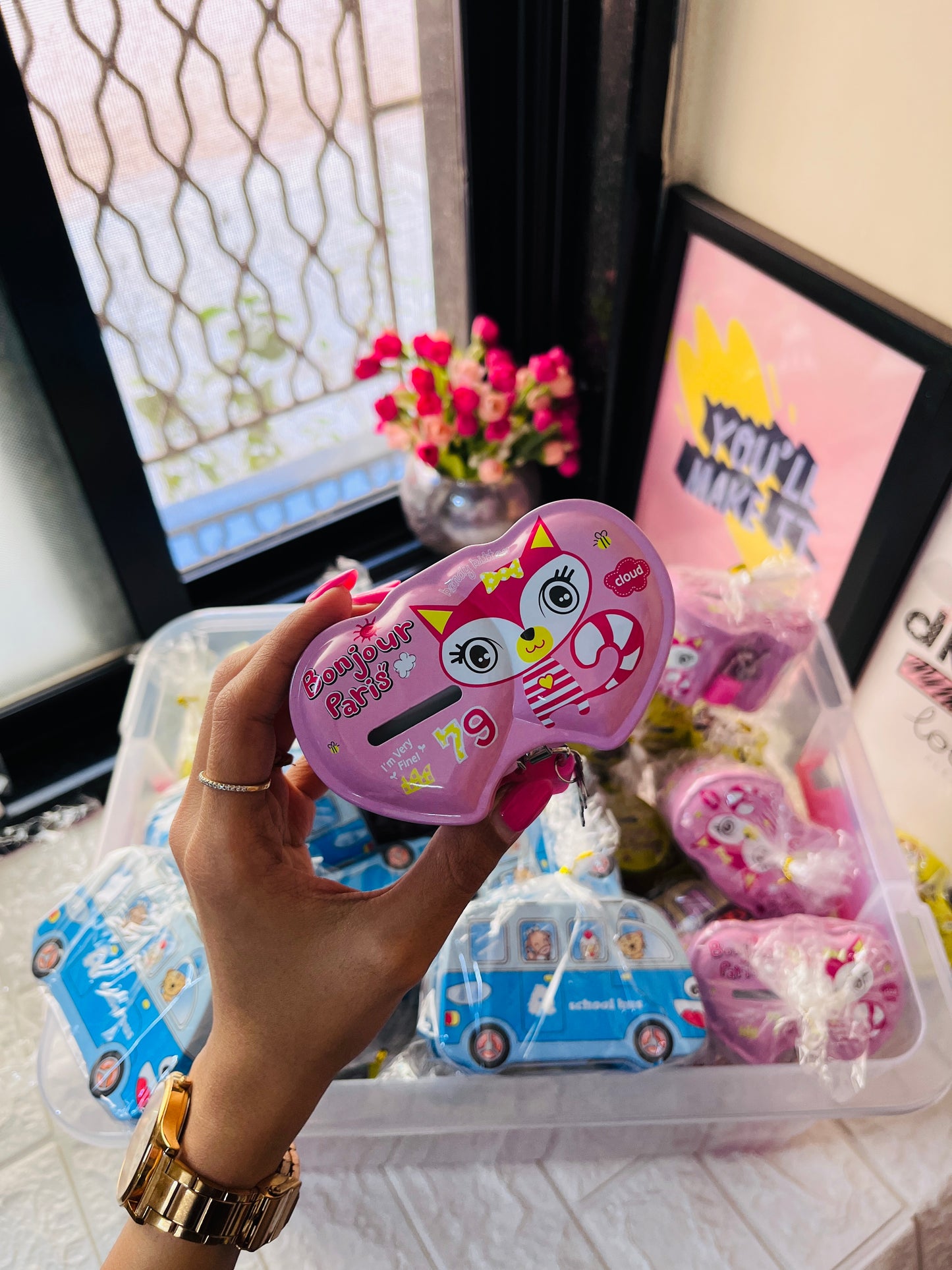 Mini Piggy Banks 🚌