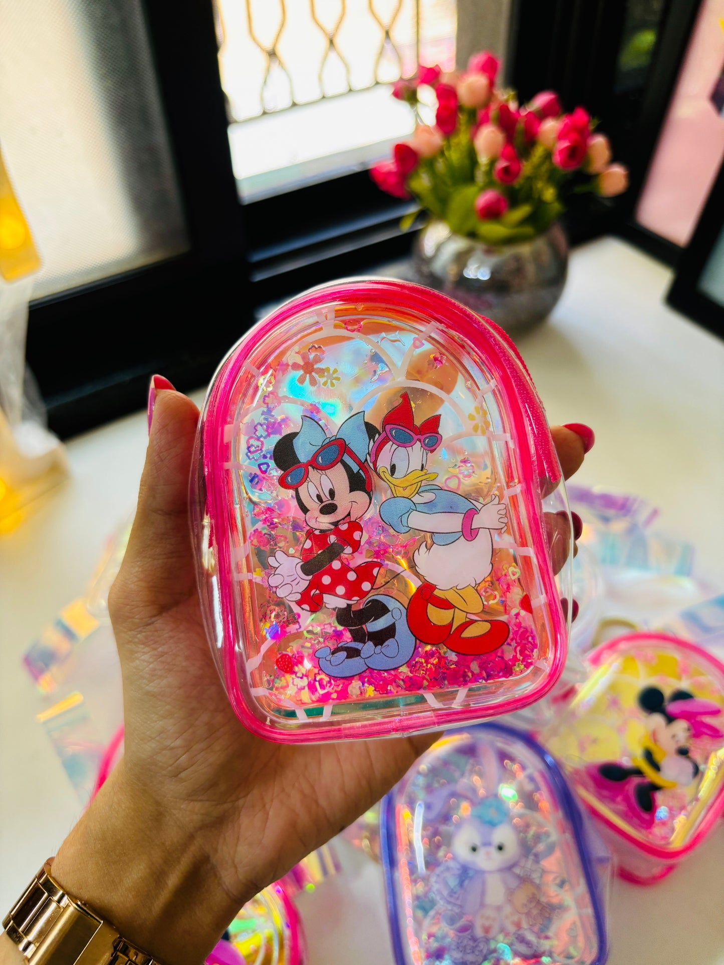 Holographic Keychain Pouches 🌸