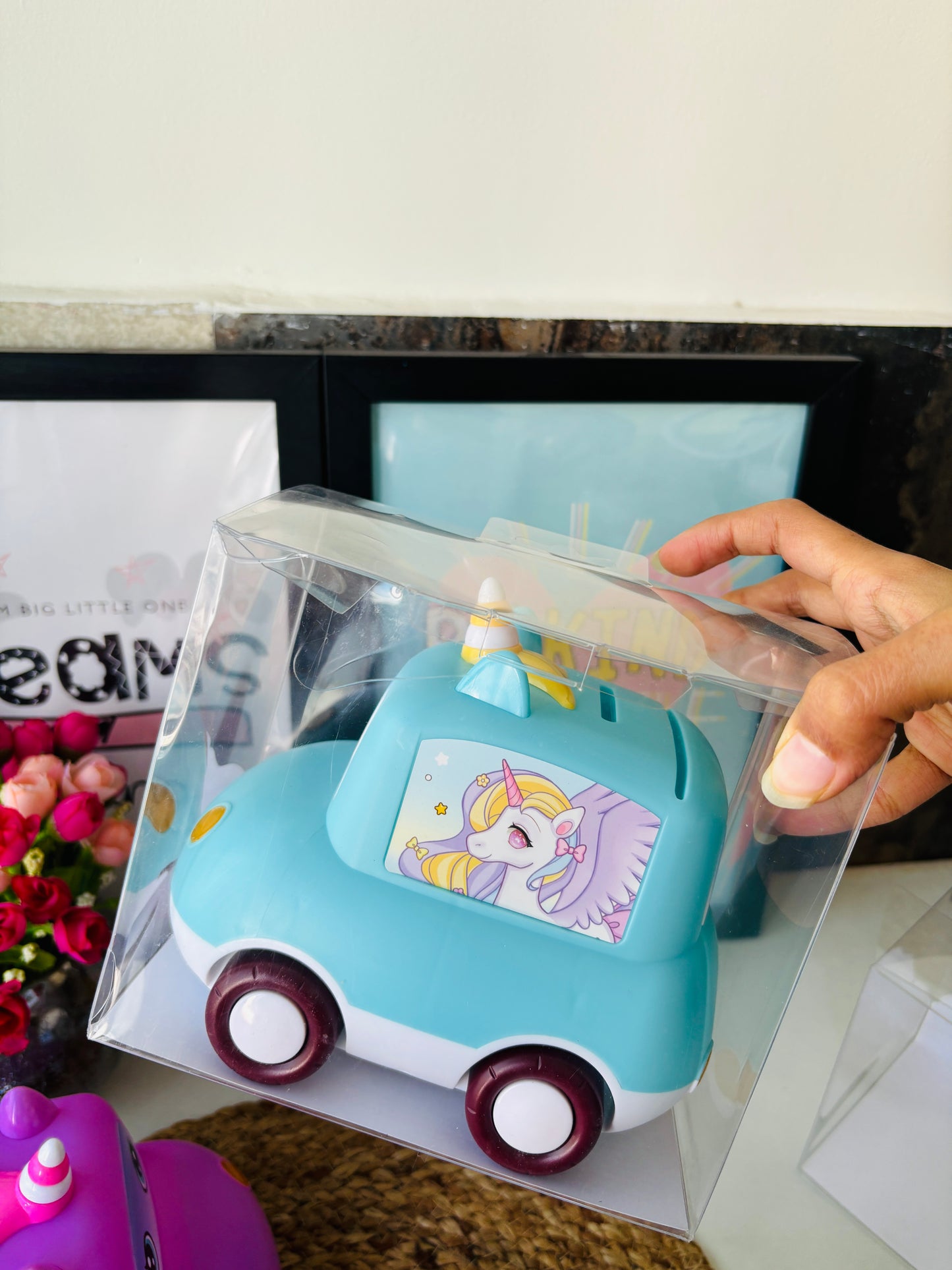 Unicorn Car Piggy Banks π