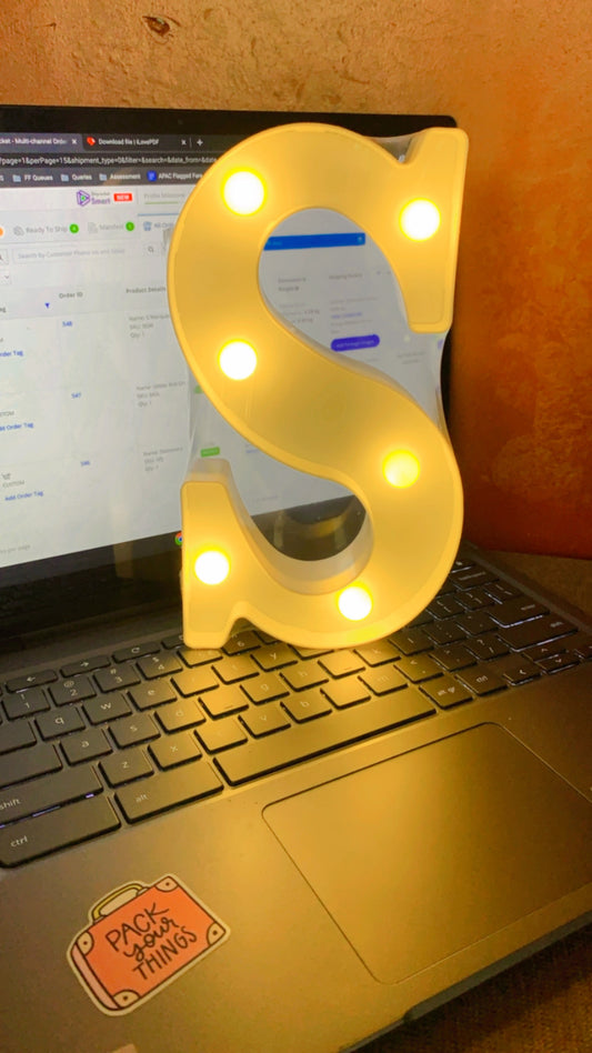 Alphabet Marquee Lights