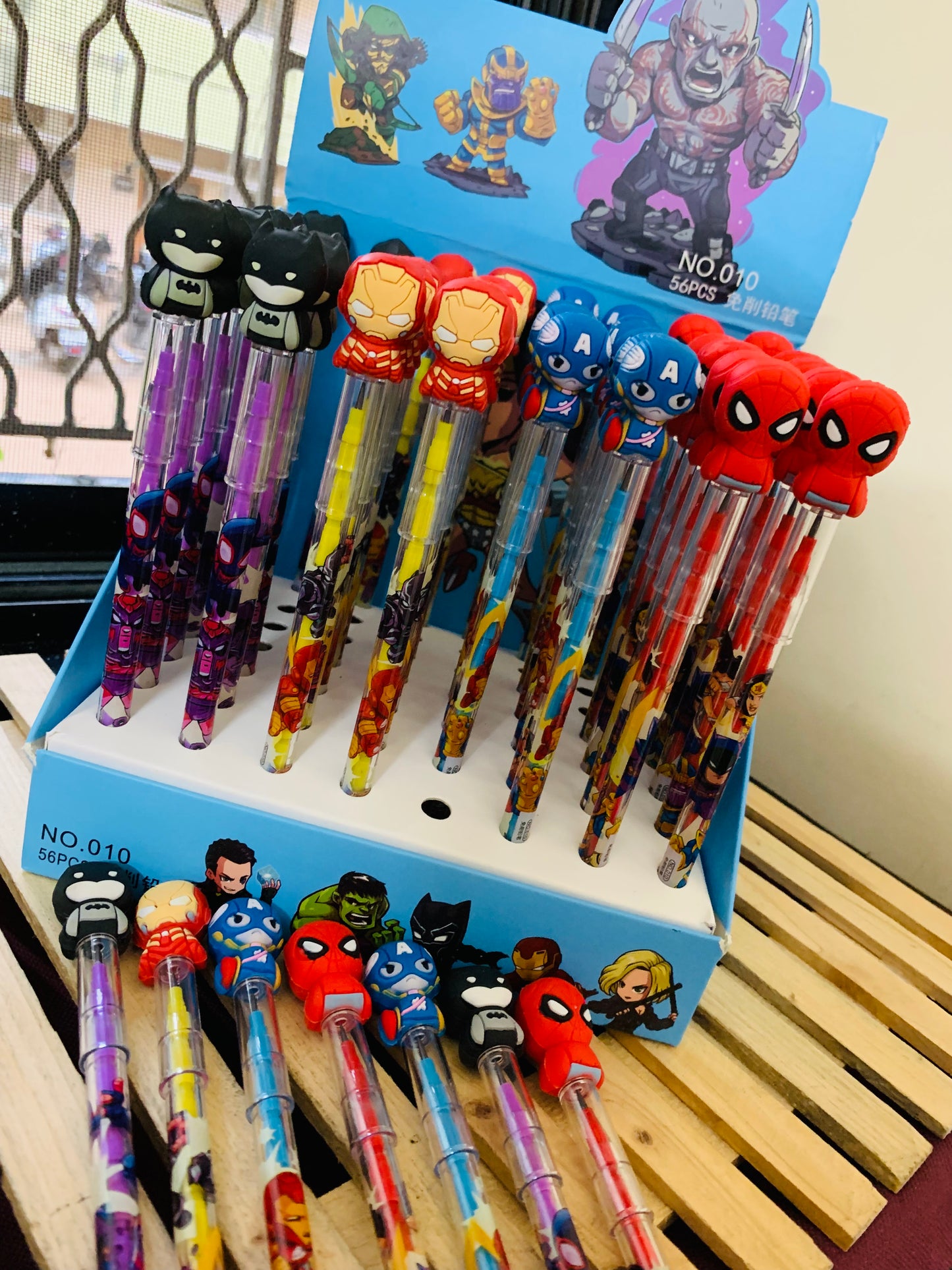 Quirky Superhero Pencils