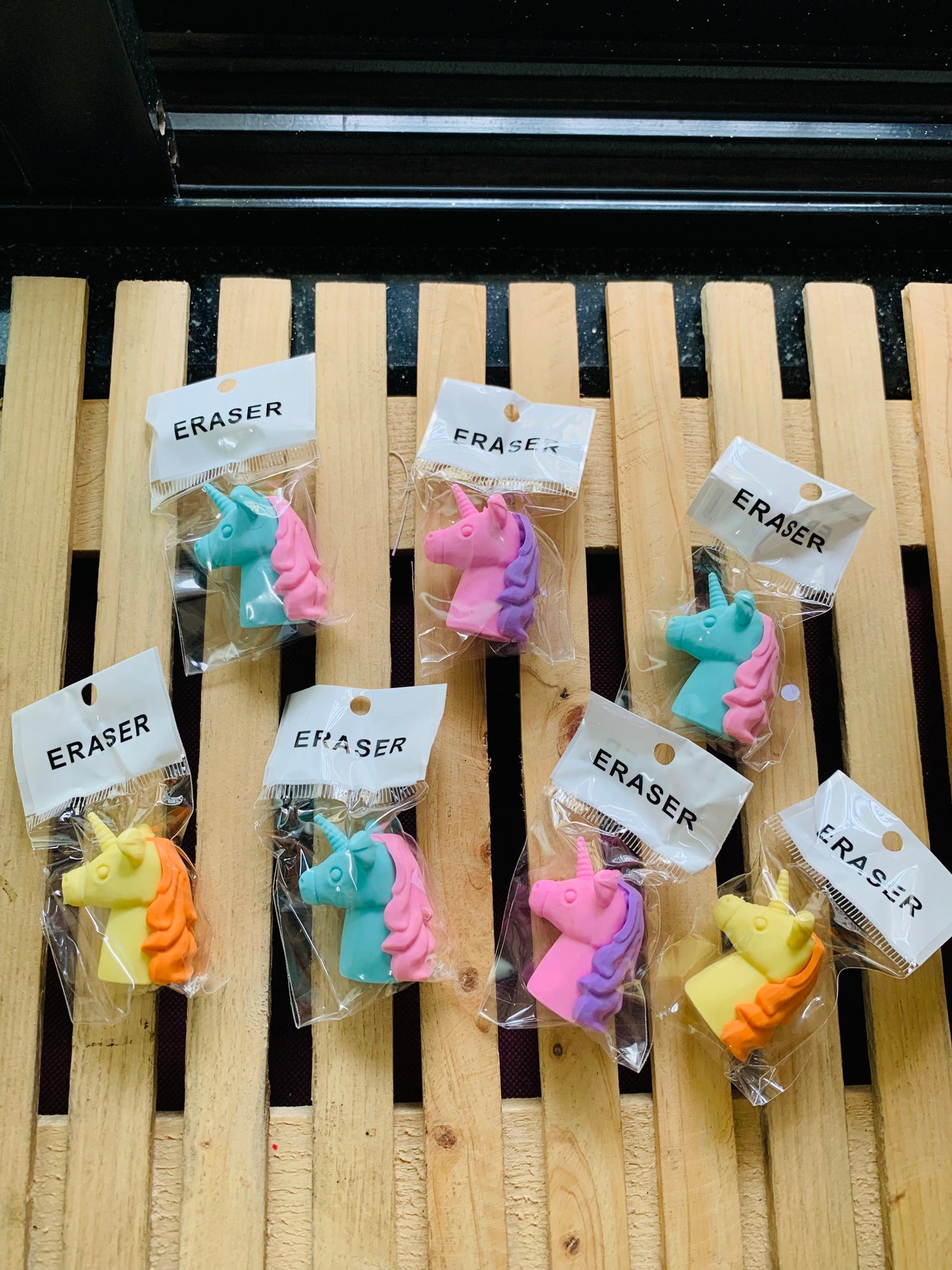 Unicorn Mini Erasers