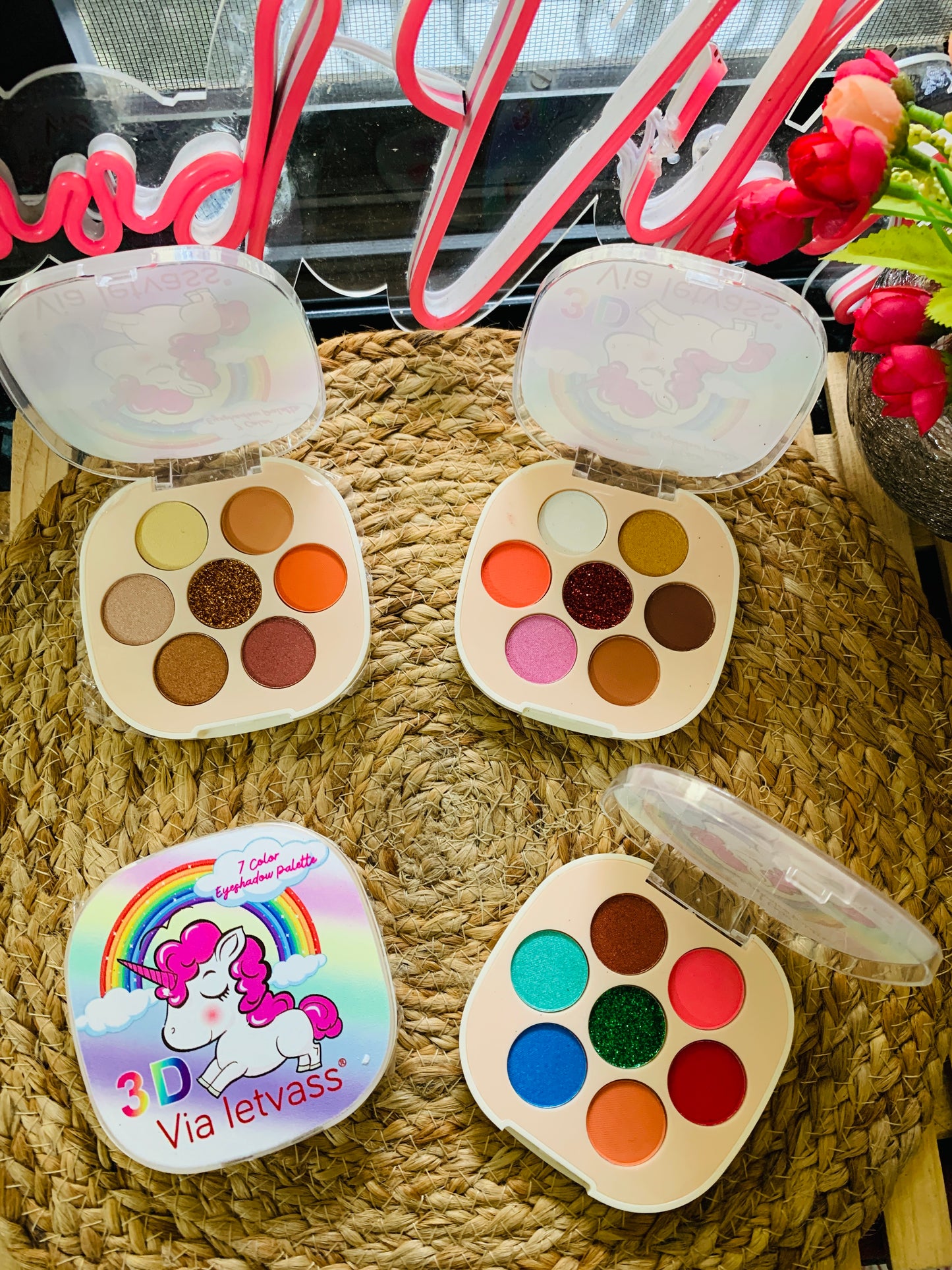 Mini Unicorn Makeup Palettes