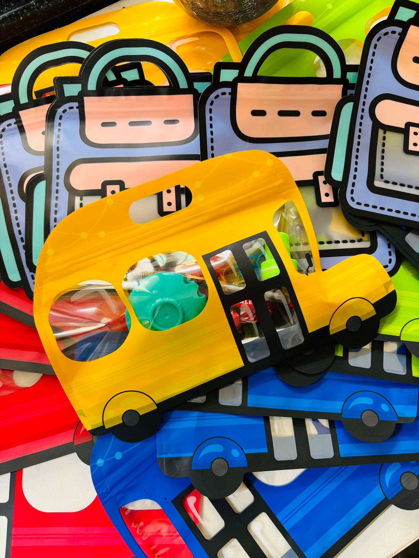 Car themed pouch favours 🚙