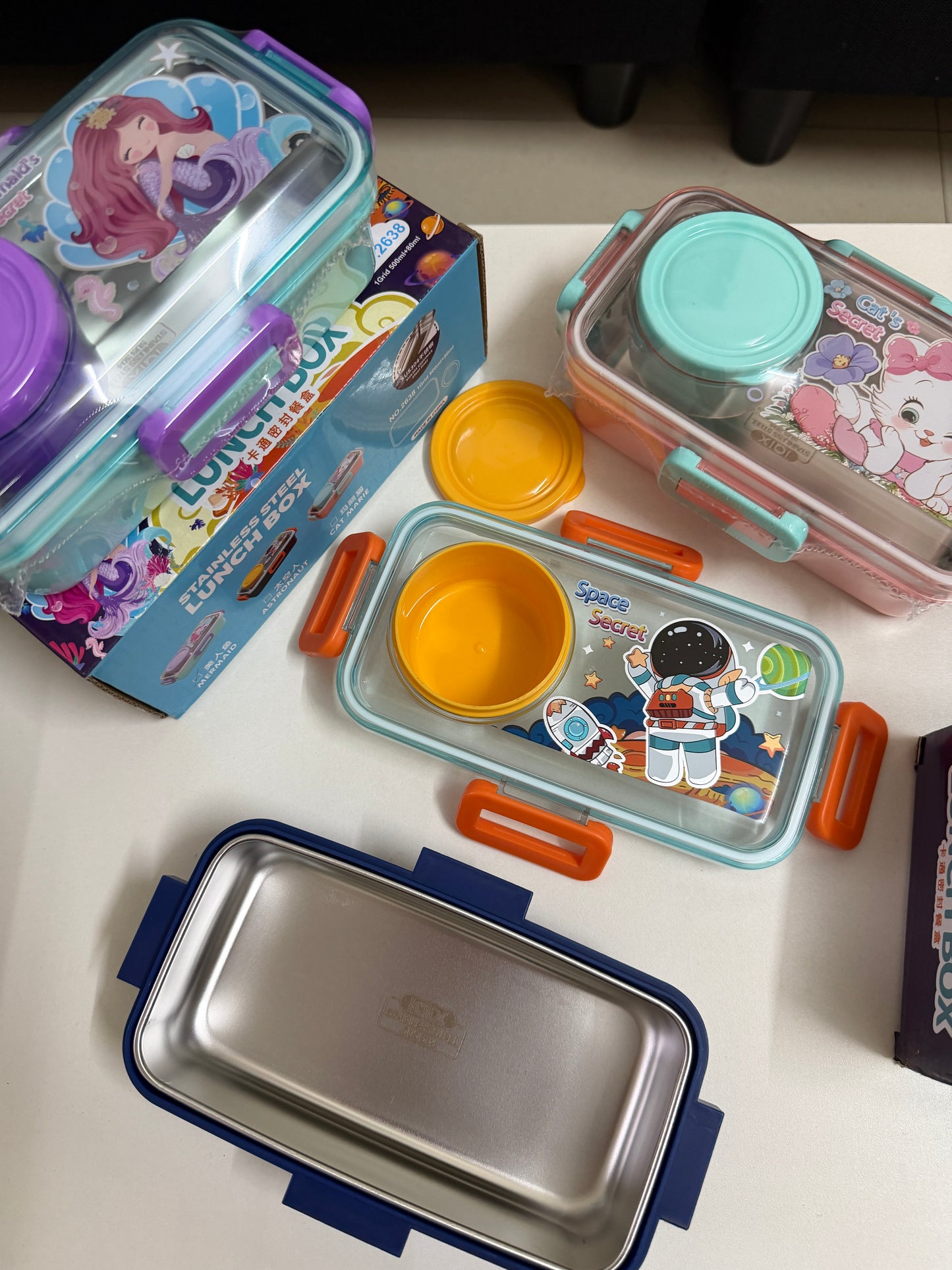 Mini Steel Lunch Boxes