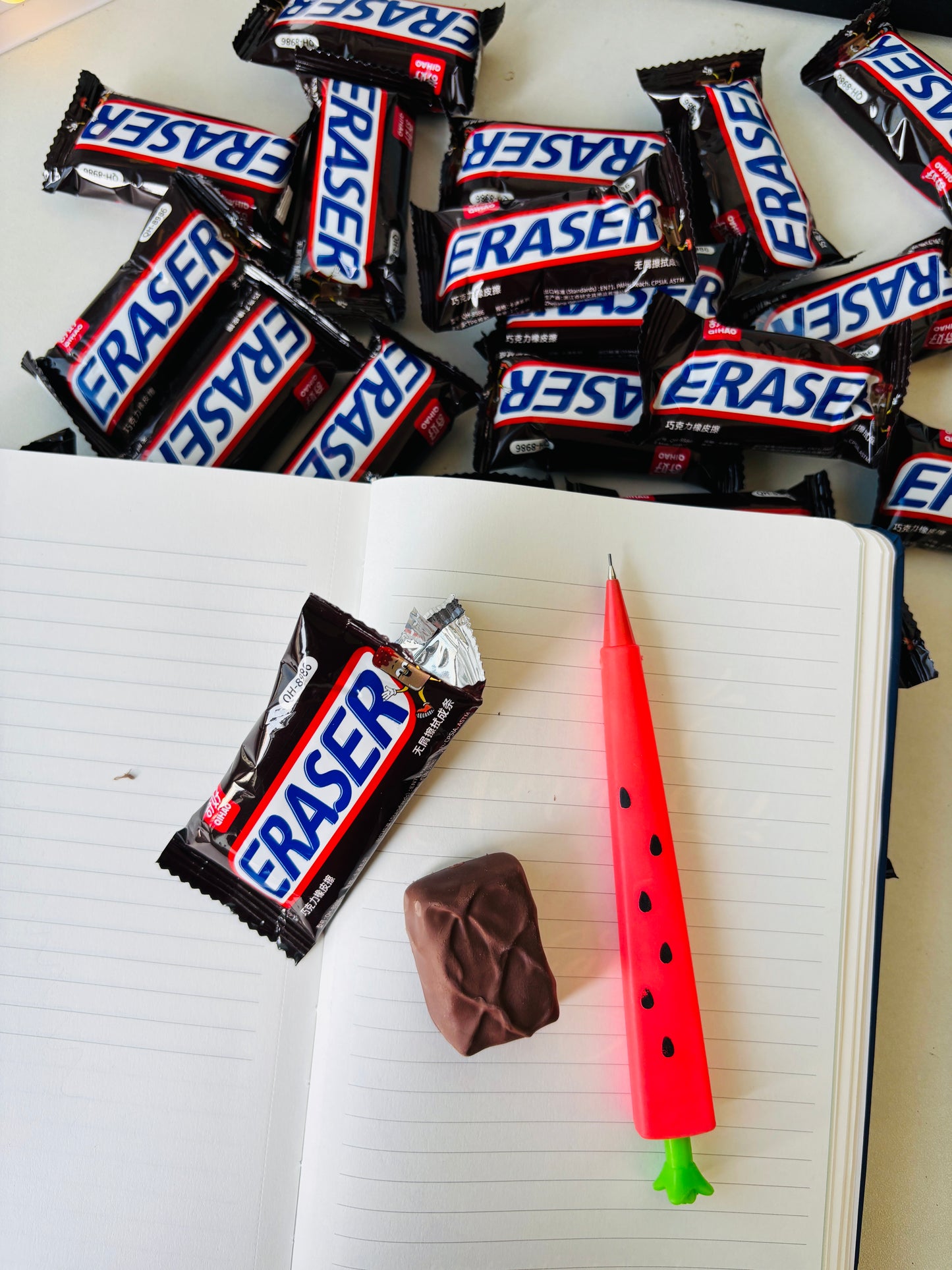 Snickers Erasers 🤤