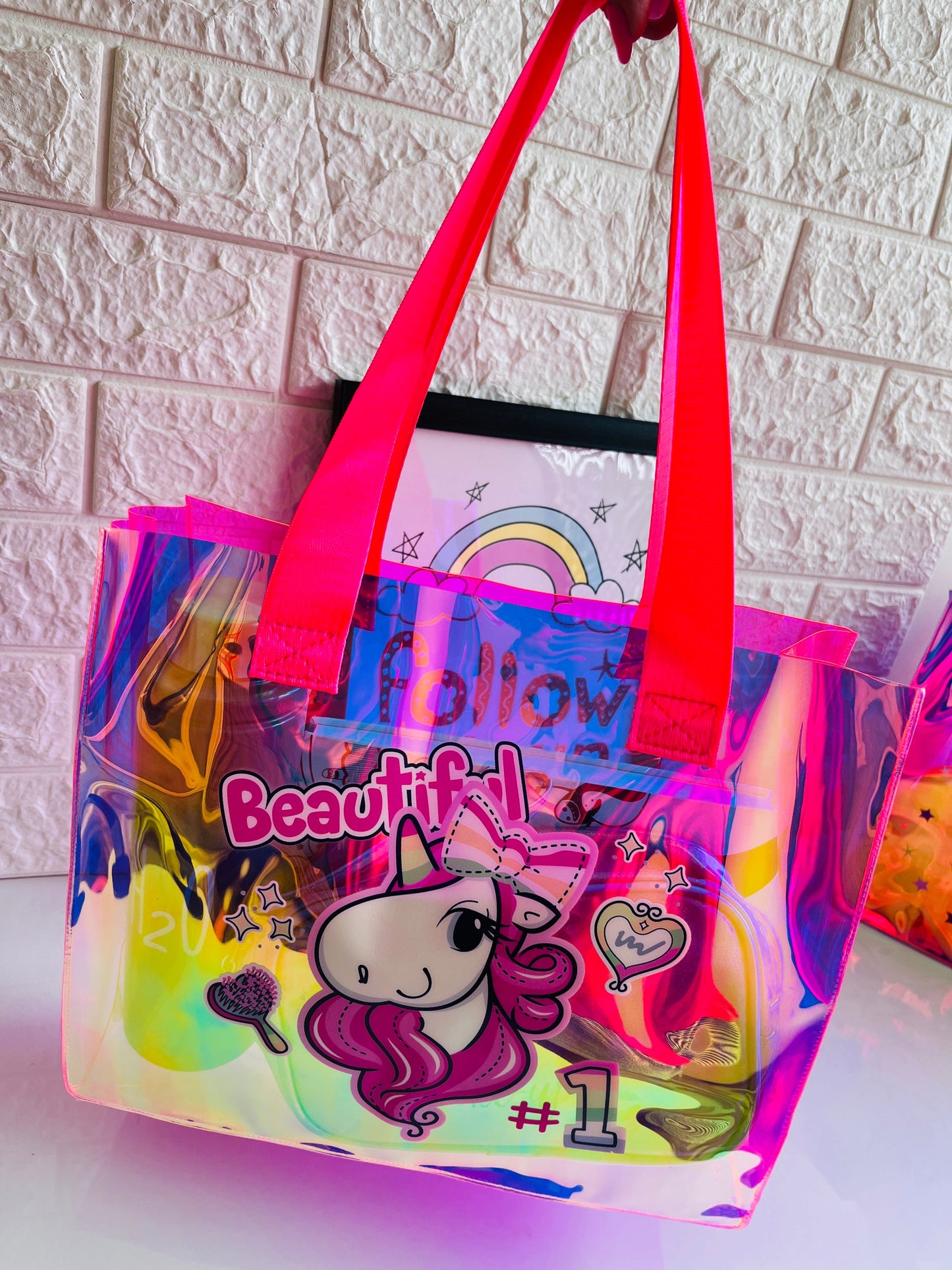 Unicorn Holographic Bags