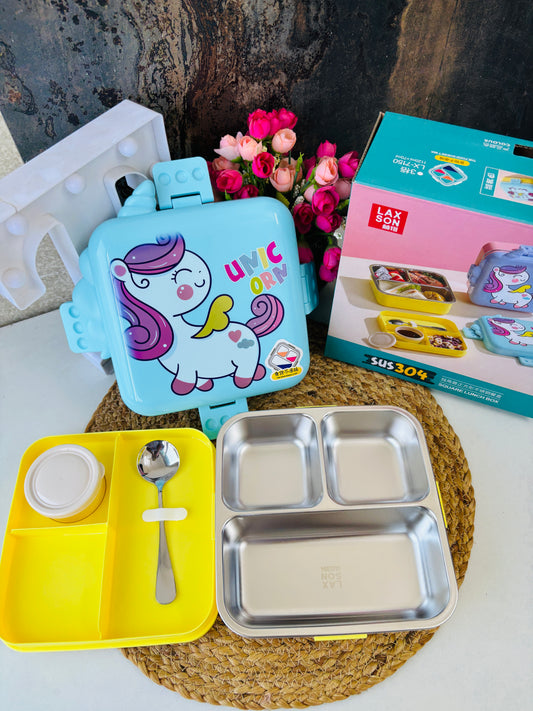 Unicorn Bento Steel lunch box