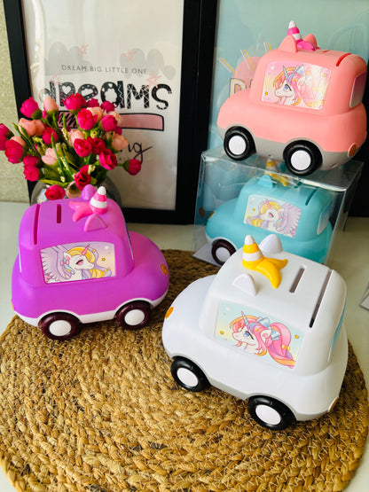 Unicorn Car Piggy Banks 🚙