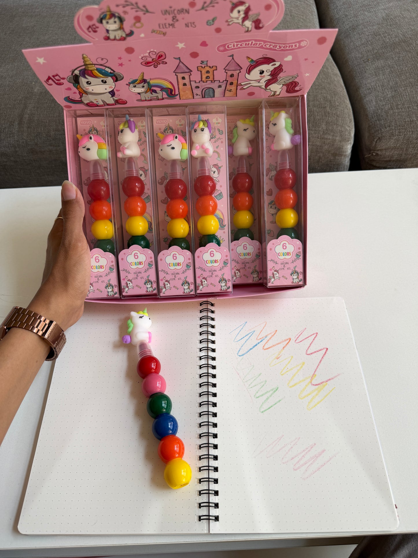 Unicorn Crayons
