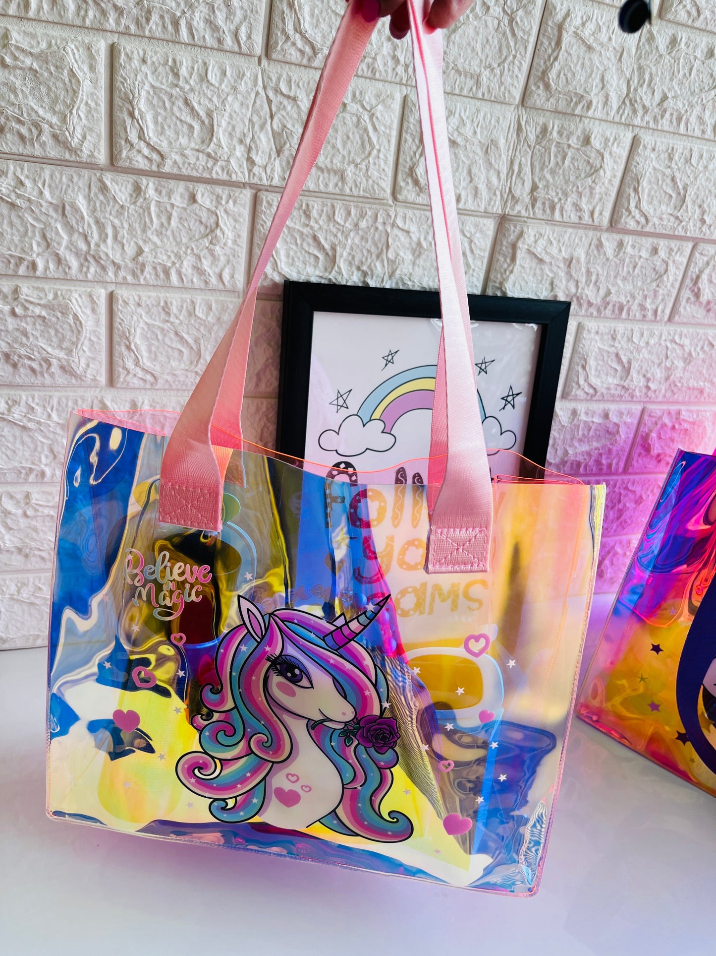 Unicorn Holographic Bags