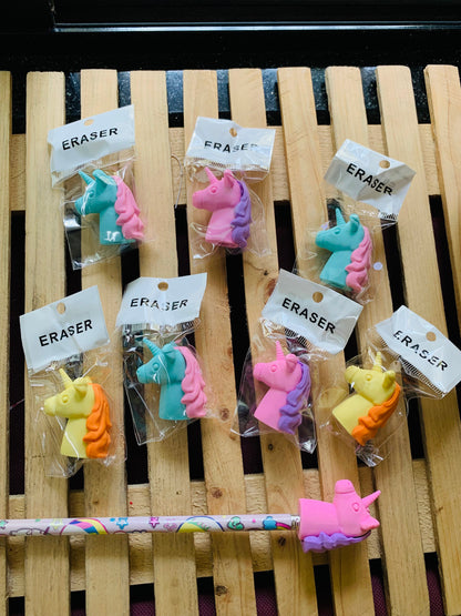 Unicorn Mini Erasers