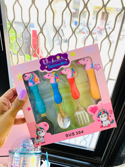 Unicorn Cutlery Set